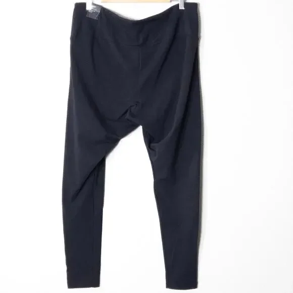 Adidas High Rise Tights Black Pink Tight Fit Size 3X Sporty Athleisure Gym - Picture 3 of 8